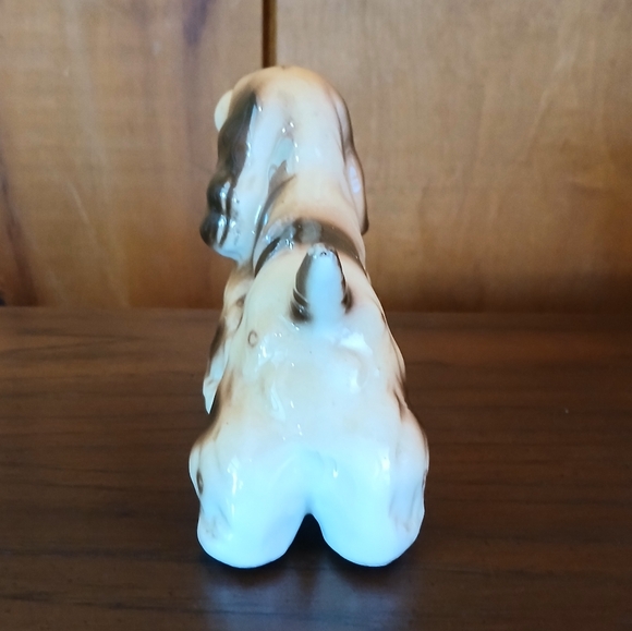 Vintage Glazed Ceramic Brown Cocker Spaniel Dog Figurine - Picture 5 of 11